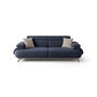 Atelier Del Sofa Sofá de 3 Plazas Bonjo Silver - Navy Blue